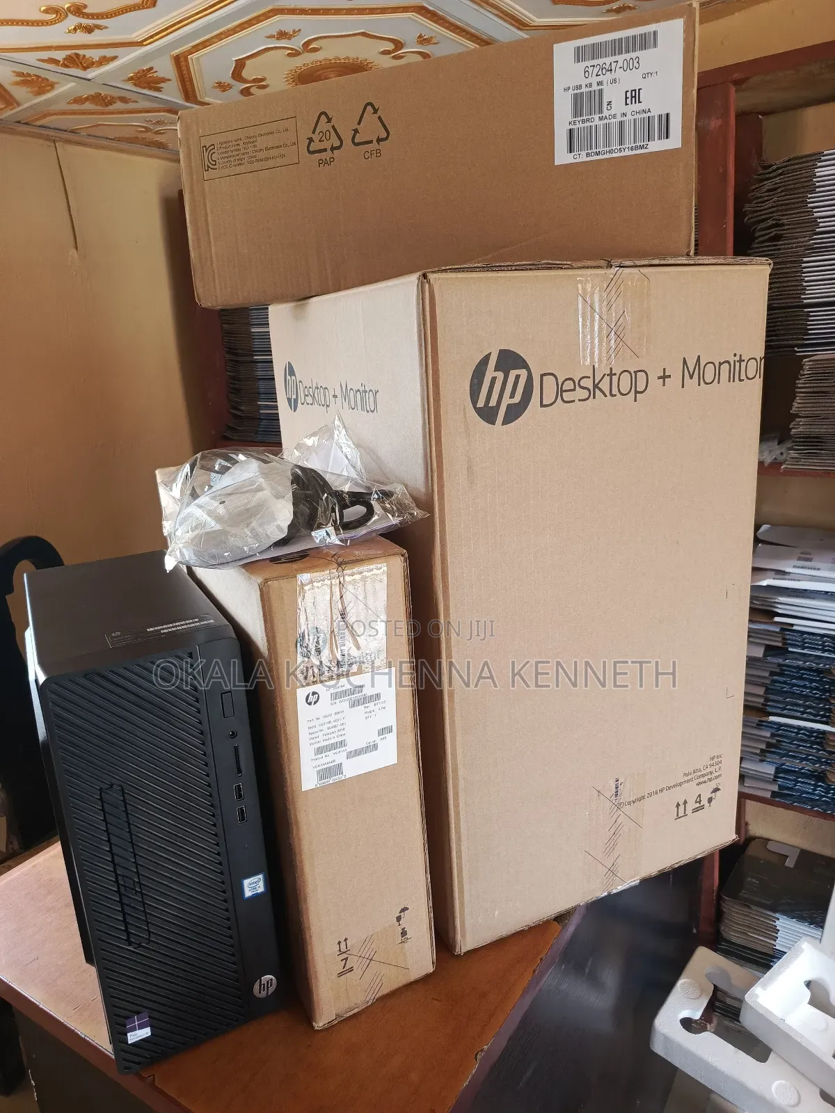 New Desktop Computer HP 4GB Intel Core i3 HDD 1T