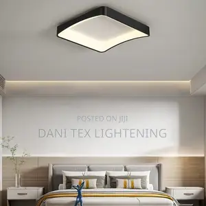 Square Minimalist White/Black/Gray Modern LED Ceiling Lamp