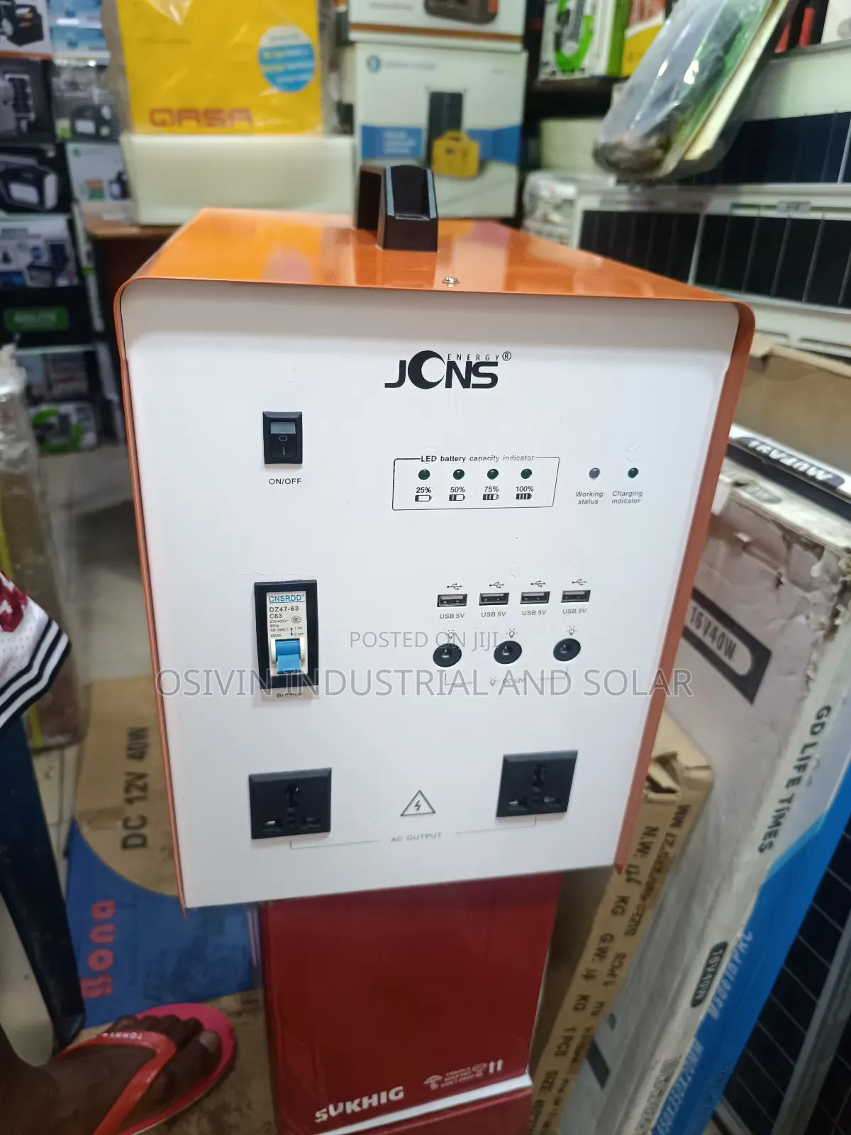 JCNS 800w Solar Generator With 200w Solar Panel