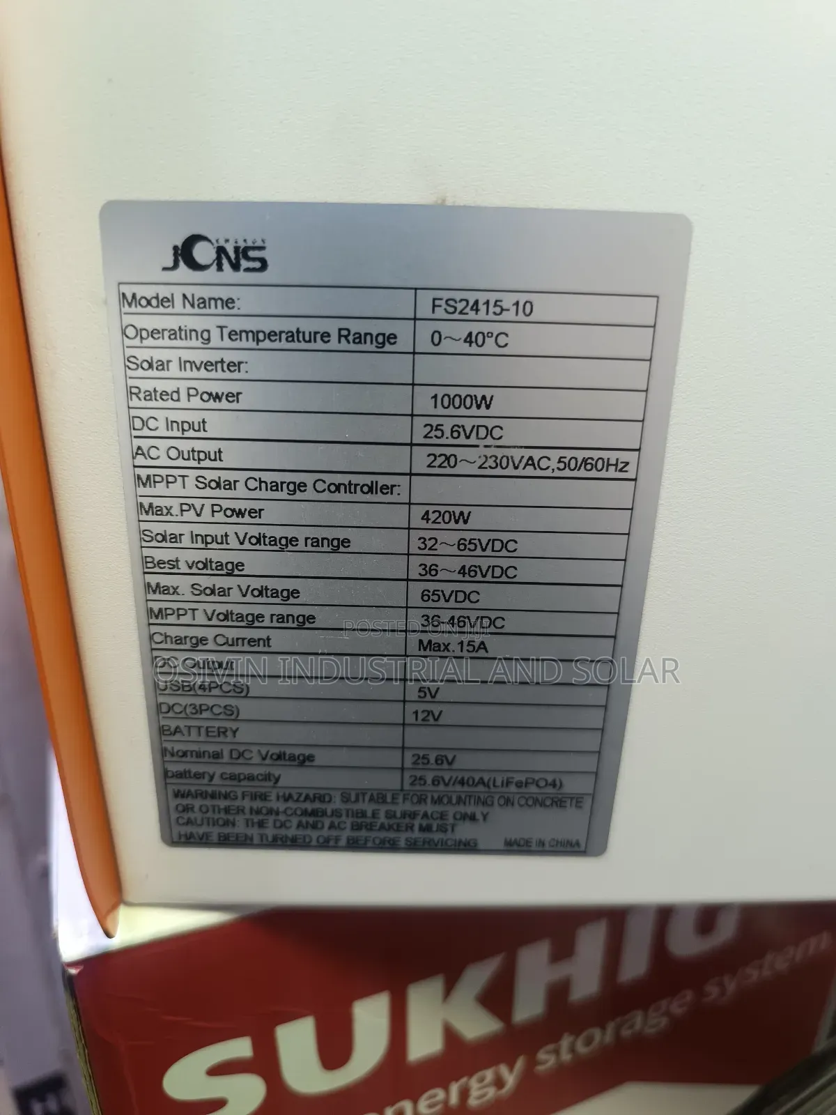 JCNS 800w Solar Generator With 200w Solar Panel