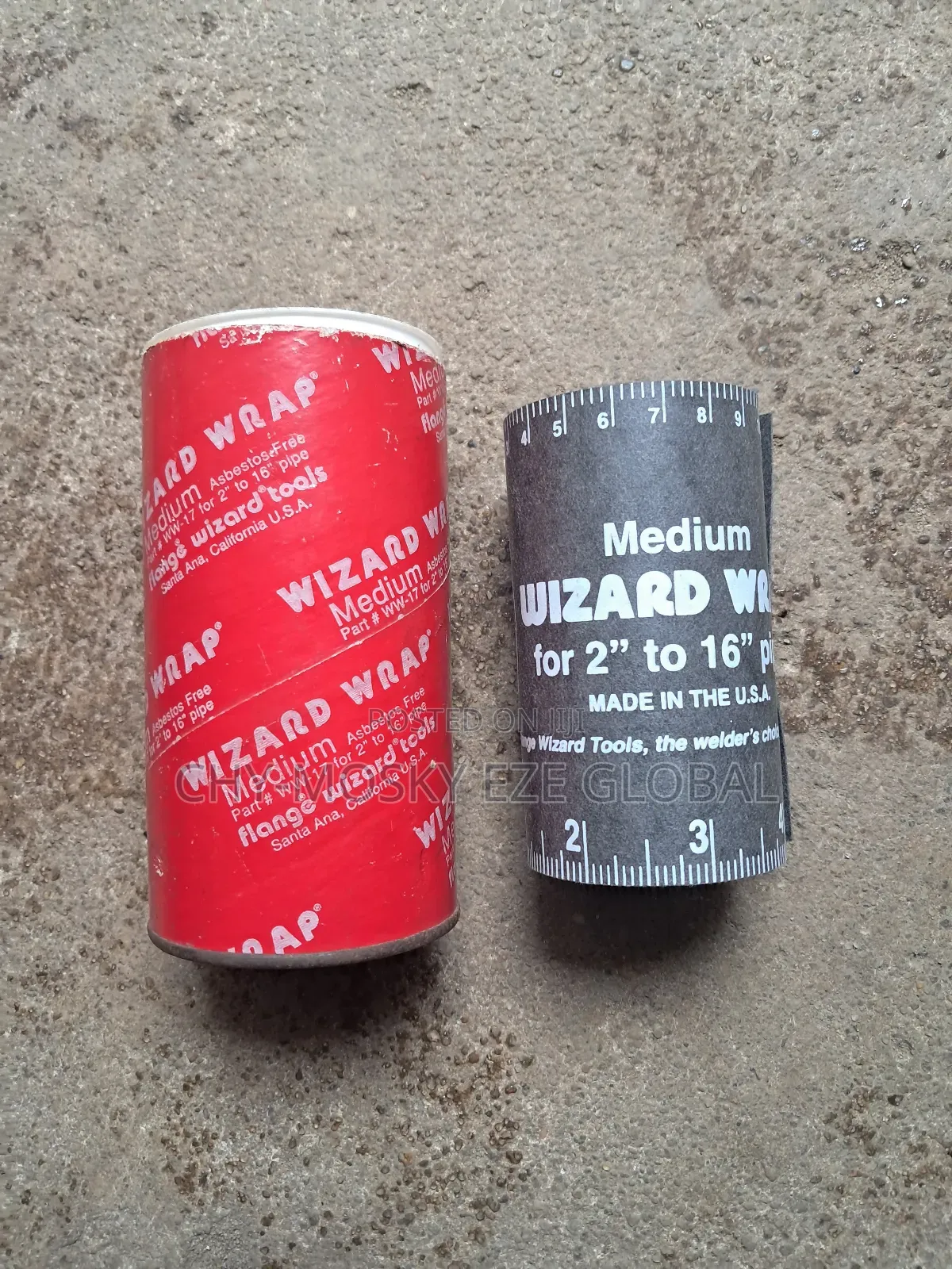 Pipe Wrap Around/Wizard Wrap 2"-16"