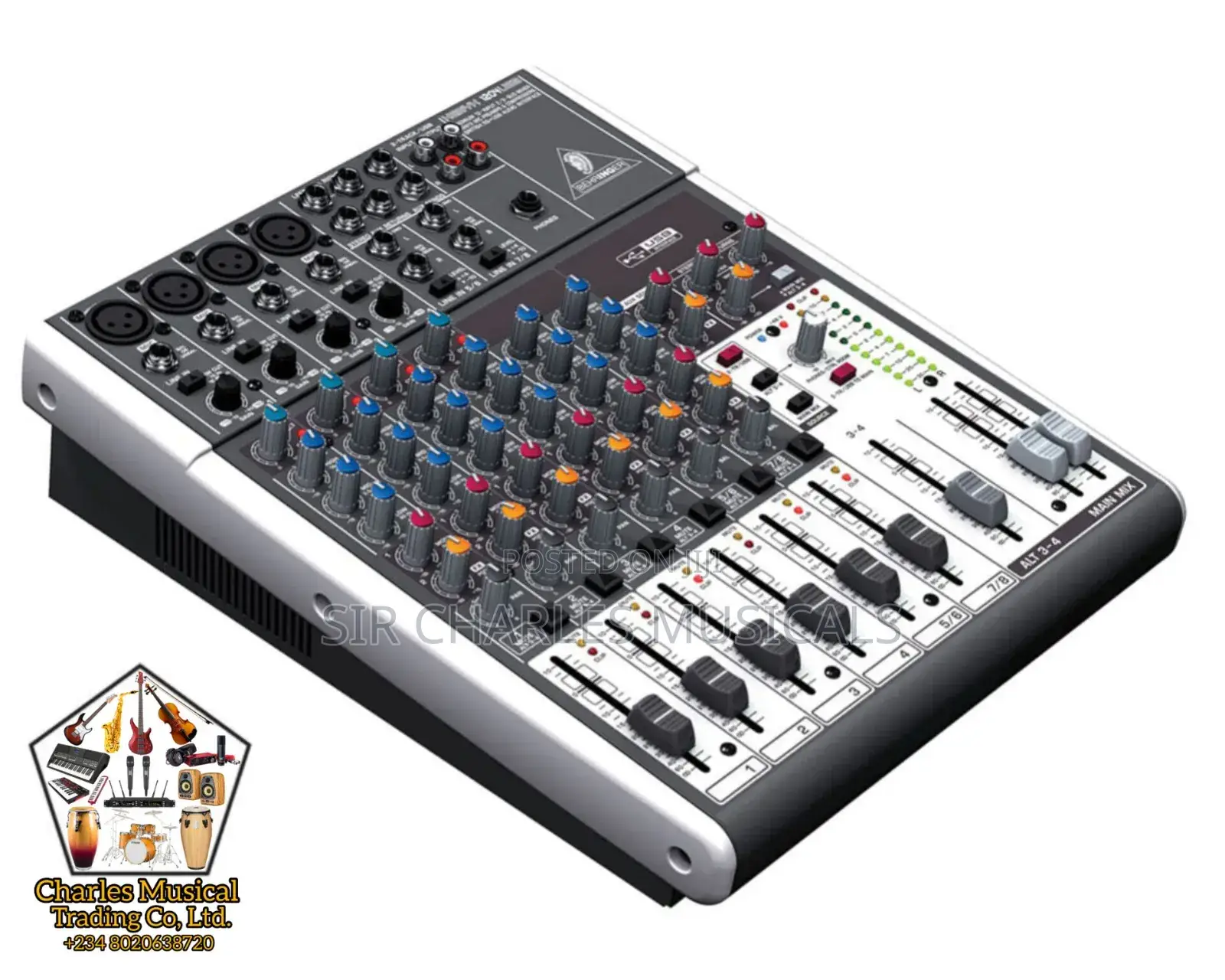 Behringer Xenyx 1204USB 8 Chanel Mixer