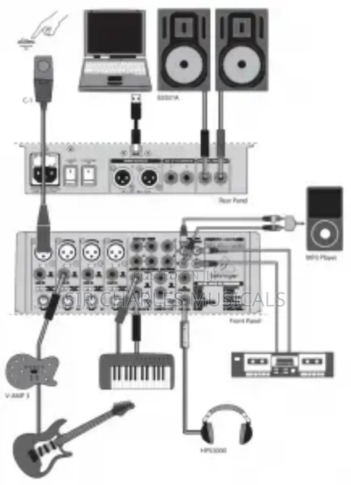Behringer Xenyx 1204USB 8 Chanel Mixer
