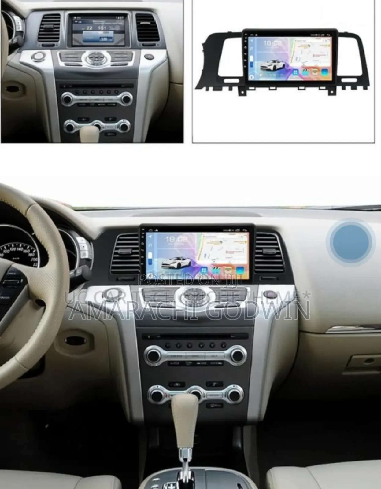 Nissan Murano Android Navigation Screen