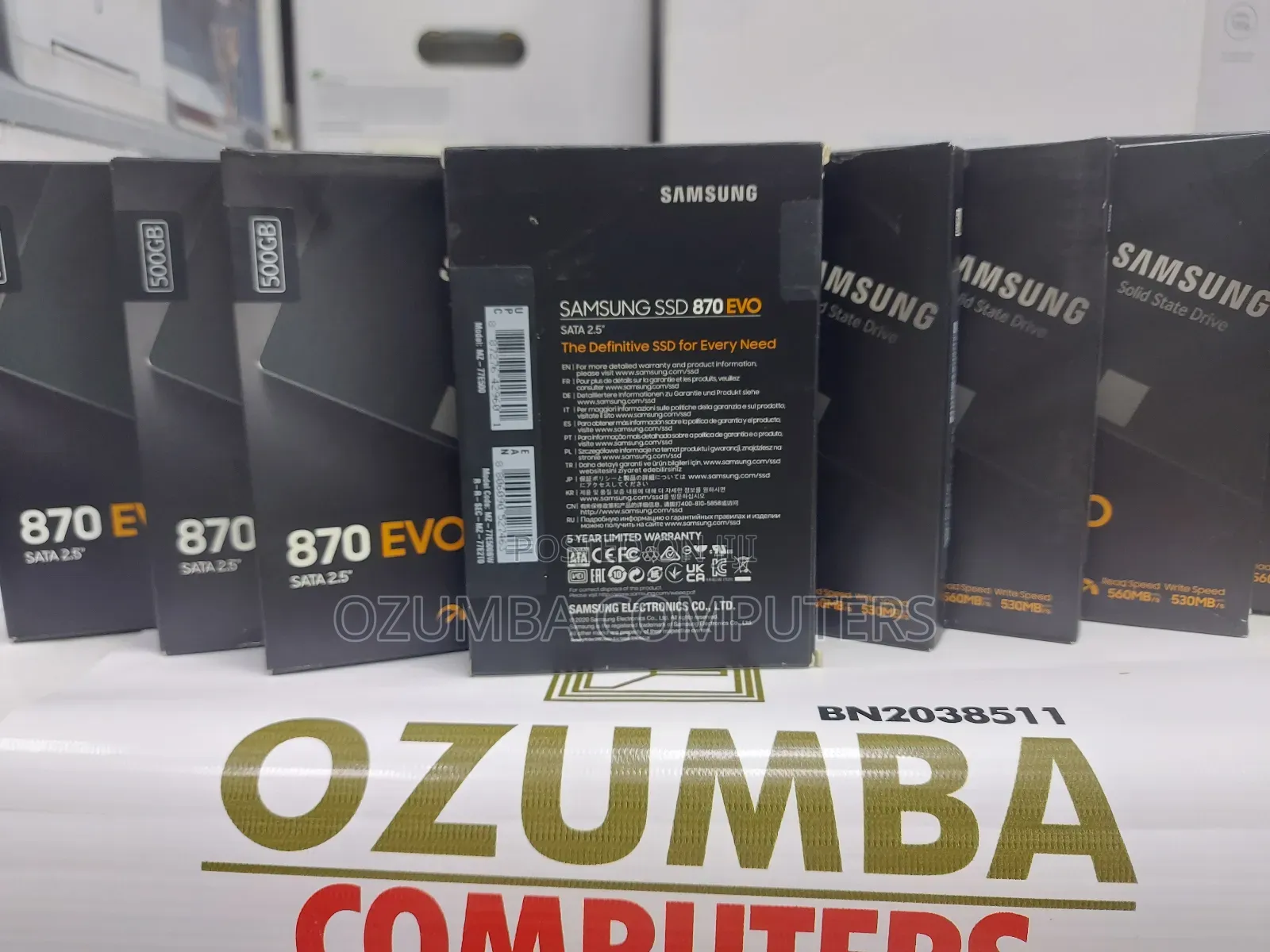 Samsung 870 Evo Sata 2.5" Ssd 500gb