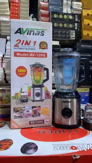 1800watts 2 IN 1 Avinas Glass Jar Blender