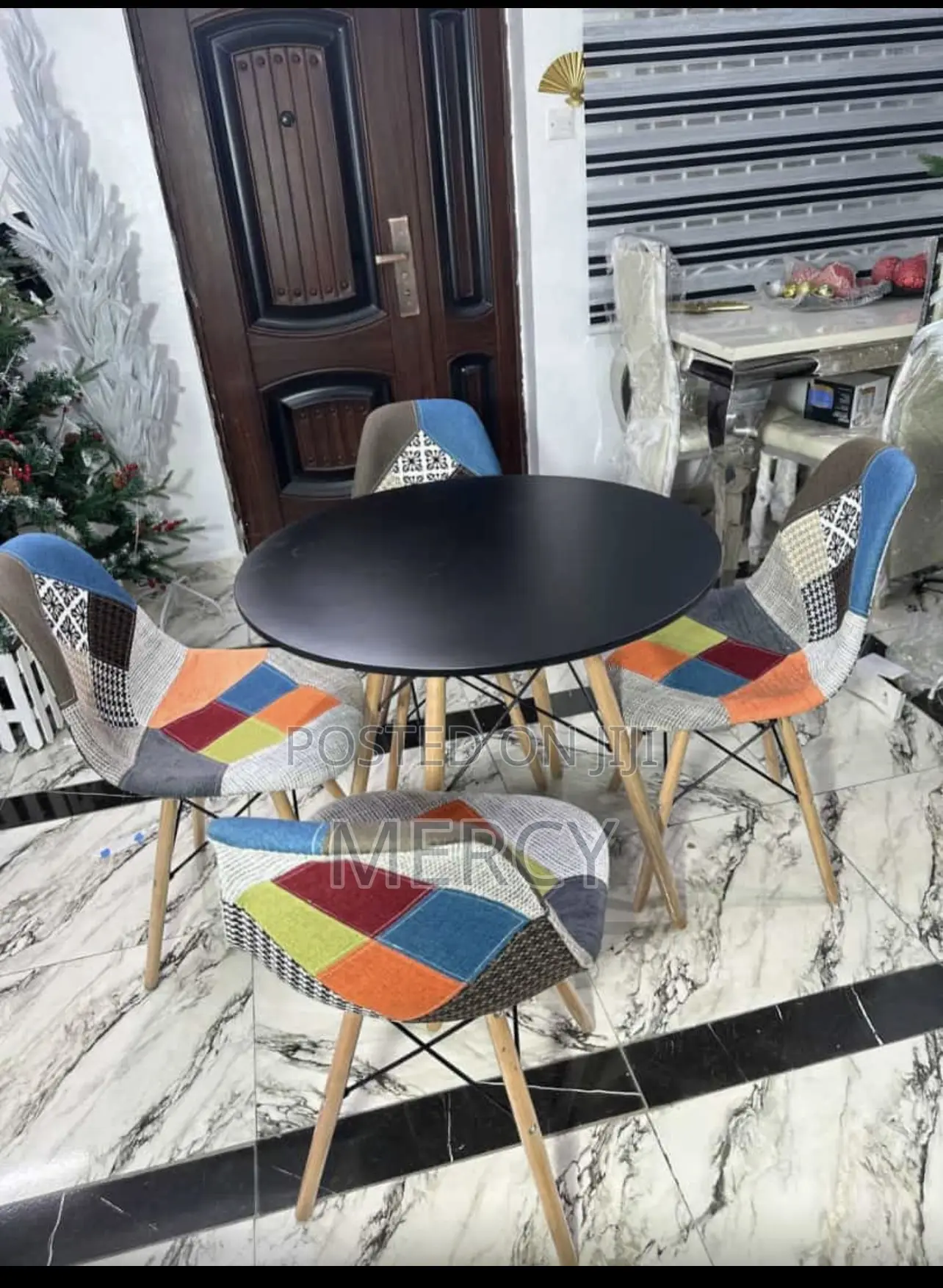 Restaurant Table and Foam Chairs
