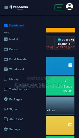 Broker Trading Website
