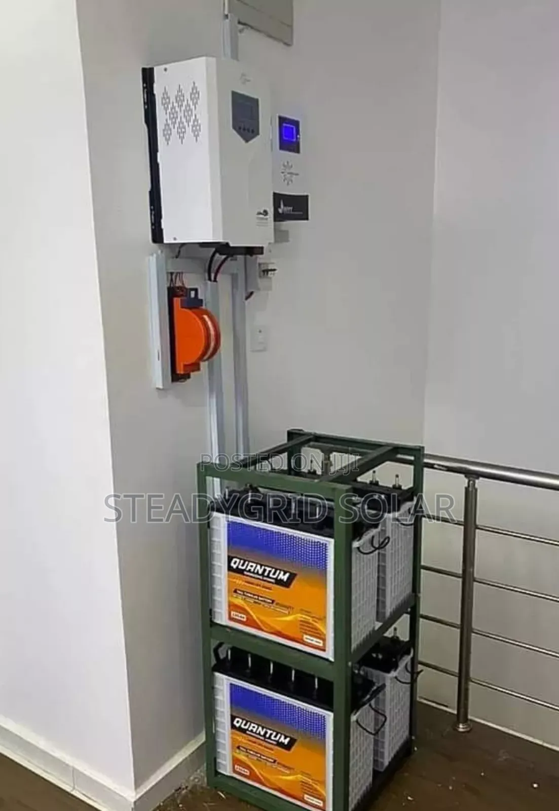 Neatly Installed 5kva Solar Powered Inverter Installation in Port ...