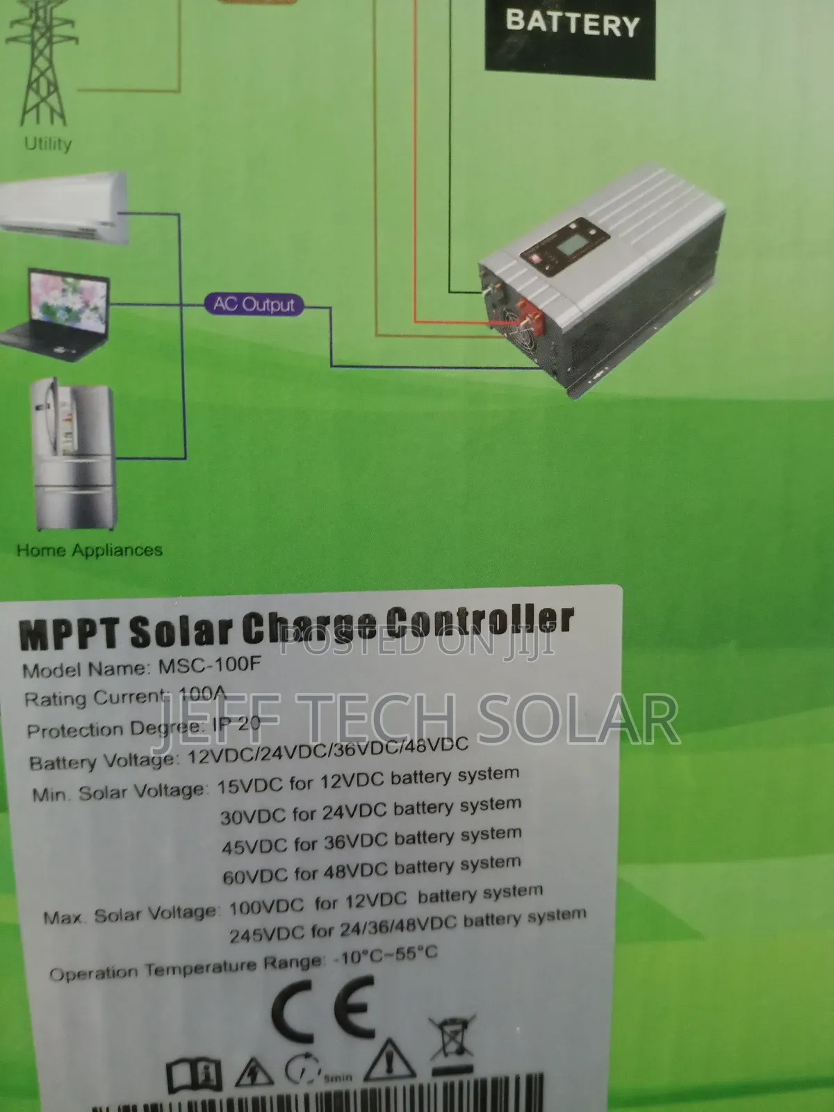 80 Ah Yohako Solar Charge Controller MPPT