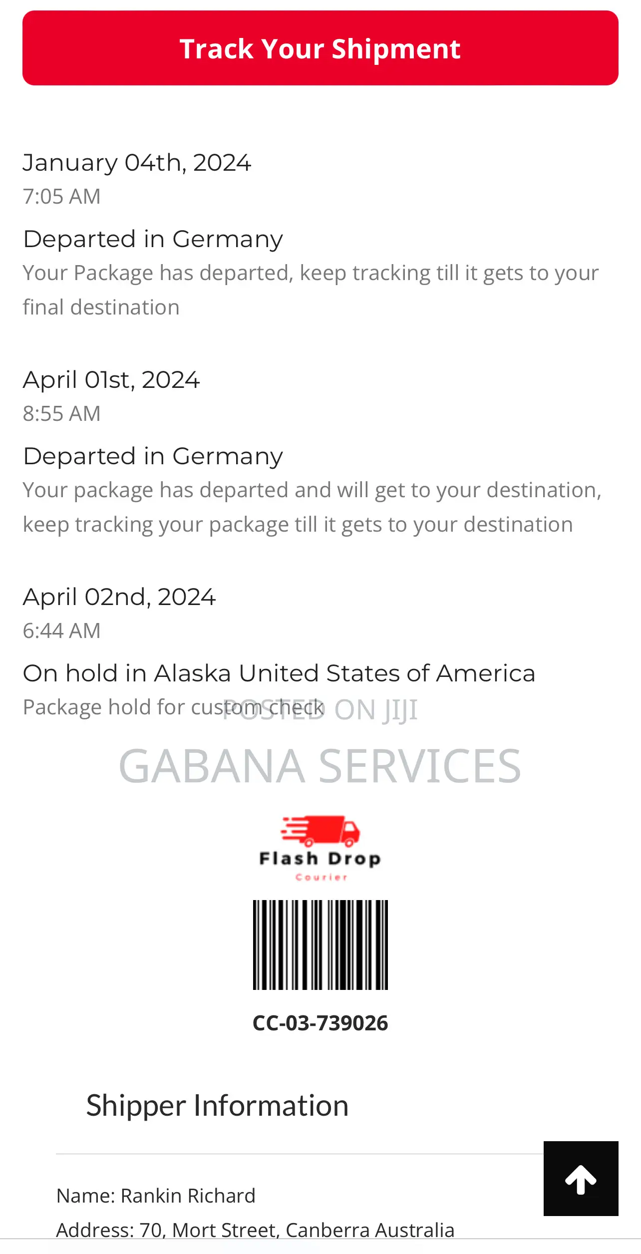 Courier Website