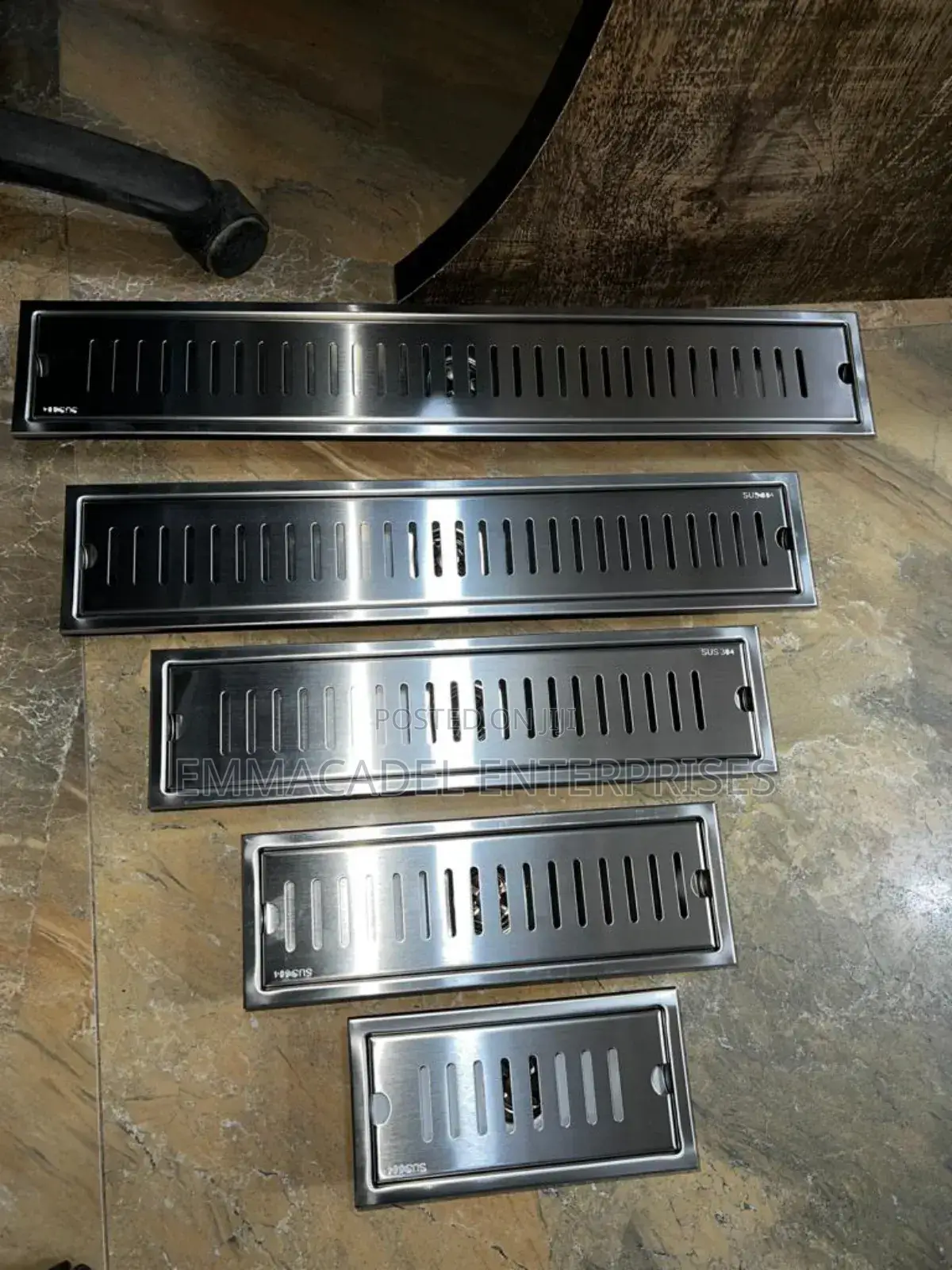 Stainless Brimix Long Floor Drainage
