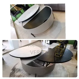 Luxury Adjustable Marble Top Center Table