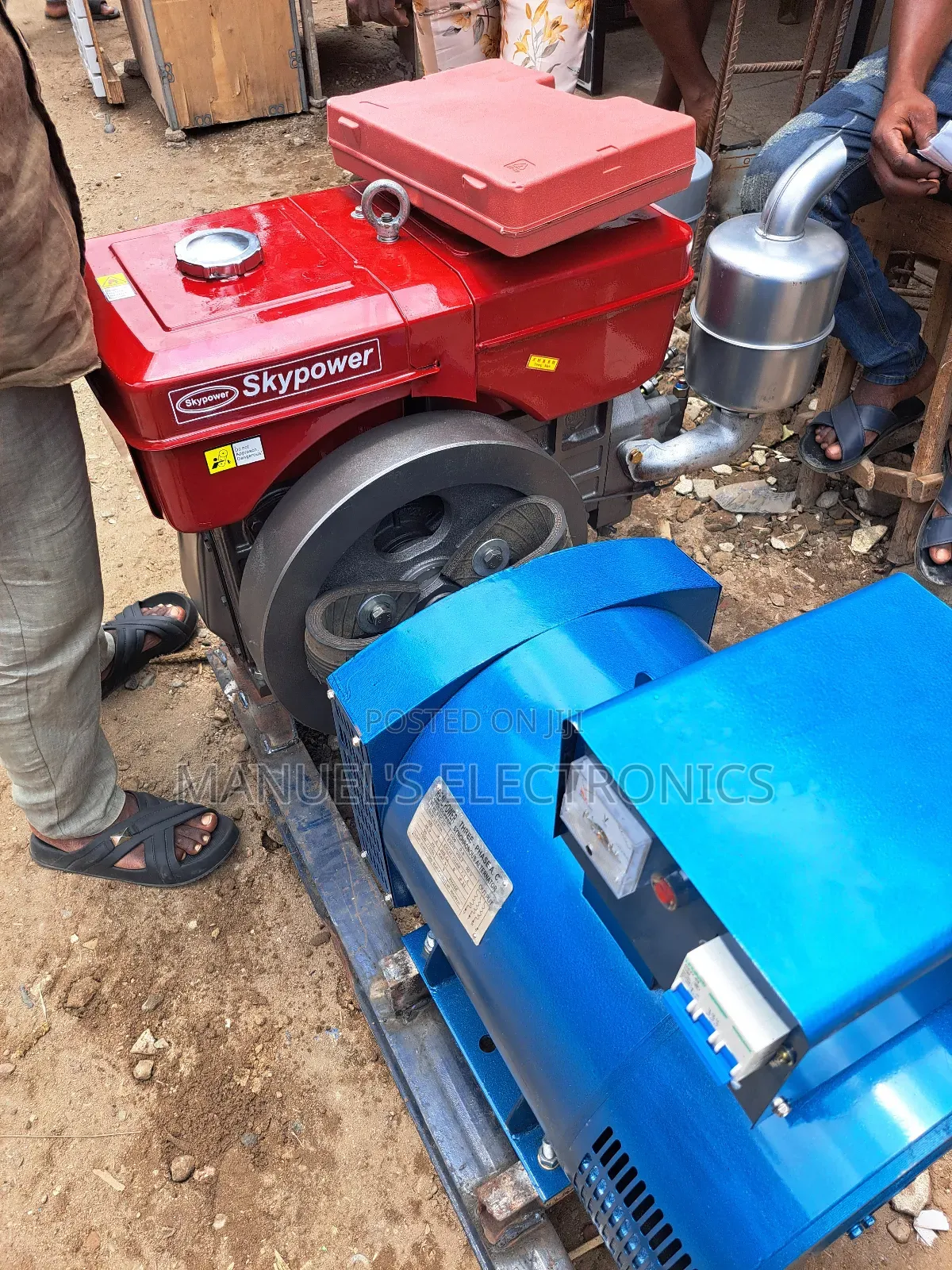 1125 Engine With 25kva Alternator Coil 100% Copper Coil
