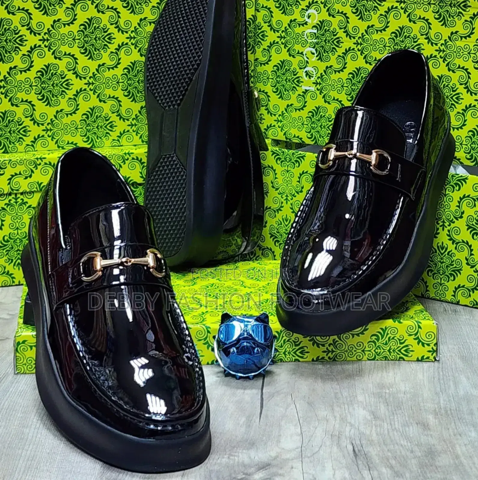 Gucci Quality Glossy Shoe
