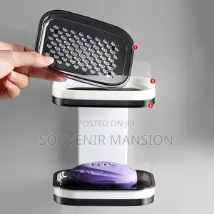 Wall Mounted Double Layer Soap Holder