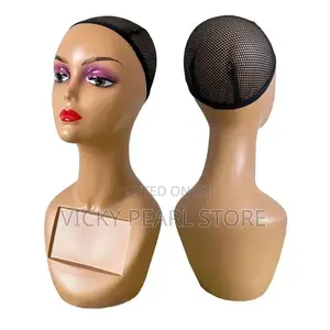 Full Dummy Wig Stand Mannequin Doll Baby Head