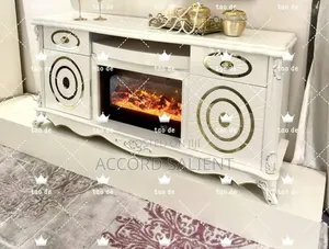 Foreign Fireplace TV Stand