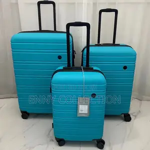 Set of 3 Rubber Luggage Travel Box