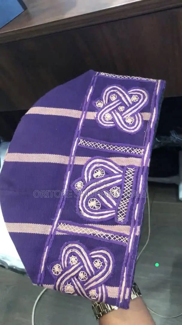 Embroidery Traditional Cap for Native Wears