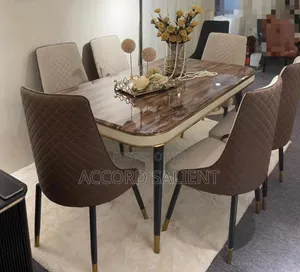 Executive 6 Seater Marble Dining Set