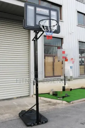 Strong and Durable Basketball Stand With Ball