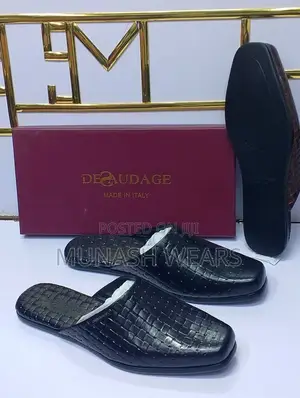 Italian Leather Half Shoe