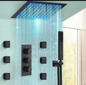 Conduit Shower With Led Light and Complete Accessories