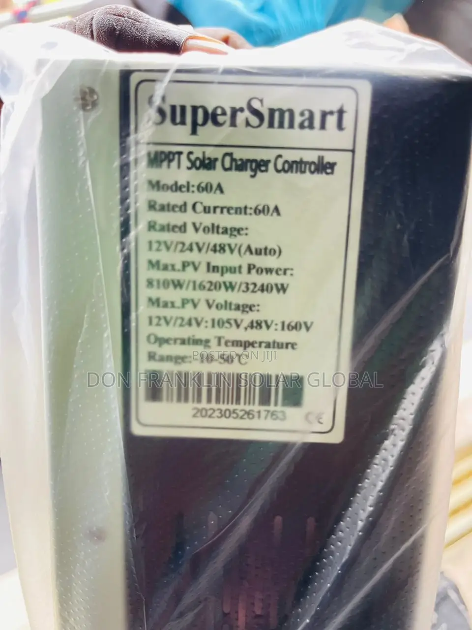 60ah Supersmart Mppt Solar Charger Controller