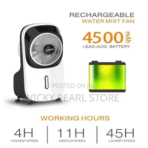 Lontor Rechargeable Mist Air Cooler With Remote