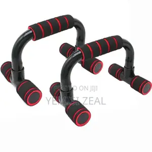 Red and Black Push Up Bar