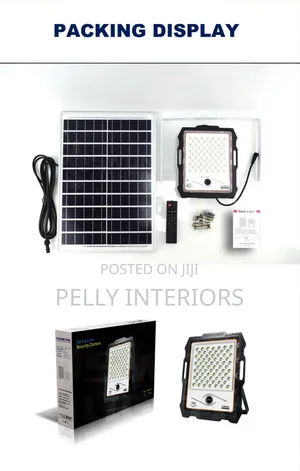100w Solar Flood Light With CCTV Camera for Security