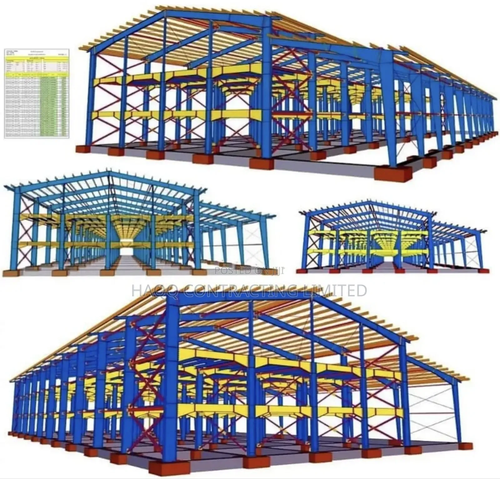 Steel Structure Fabrication and Erection Services