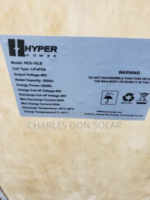 Hyper Lithium Battery 10kwh 48v