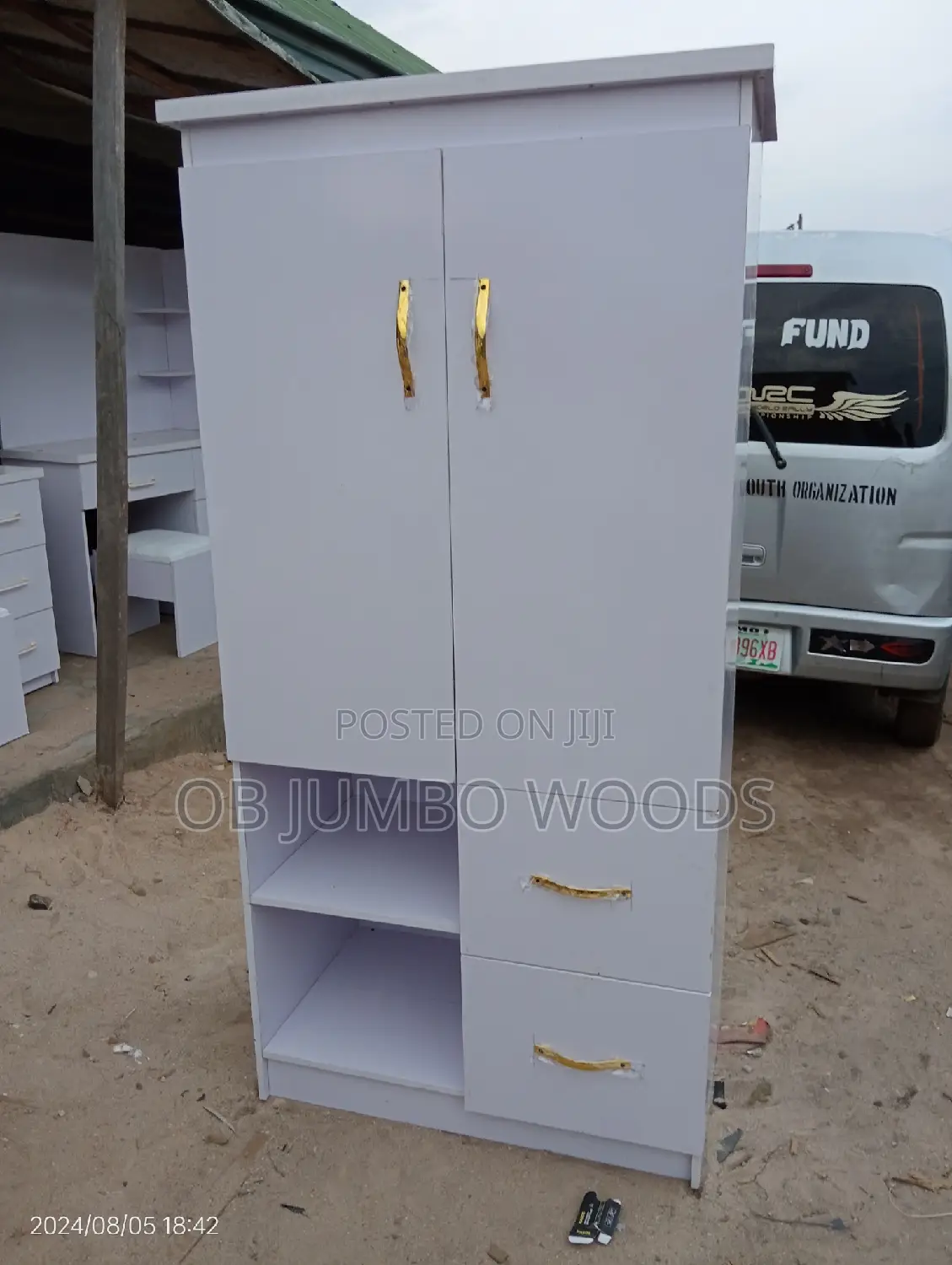 3ft White Wardrobe