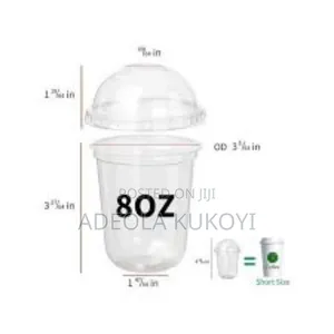 8oz U-Shape Parfait Cup - 1000pcs