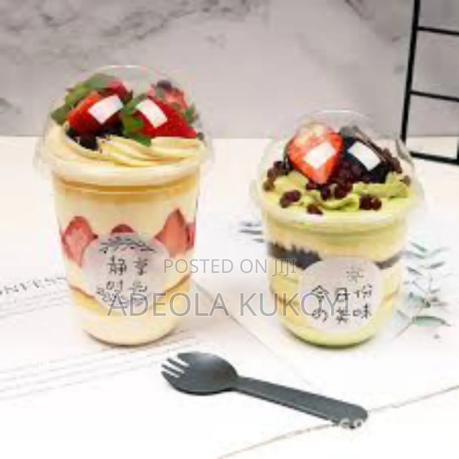 8oz U-Shape Parfait Cup - 1000pcs