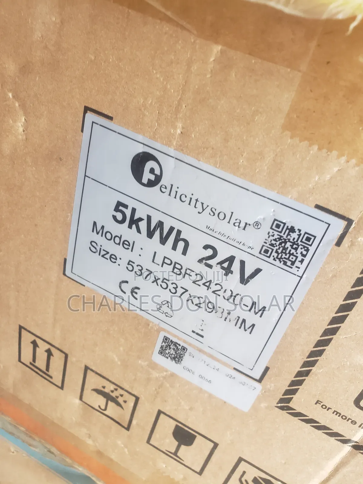 Felicity Lithium Battery 5kwh 24v