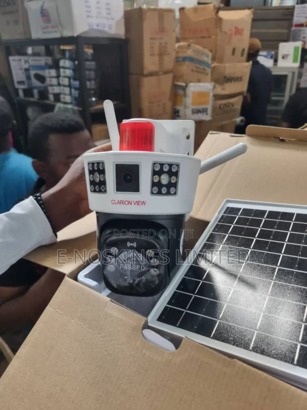 Dual Lane Solar Camera V380