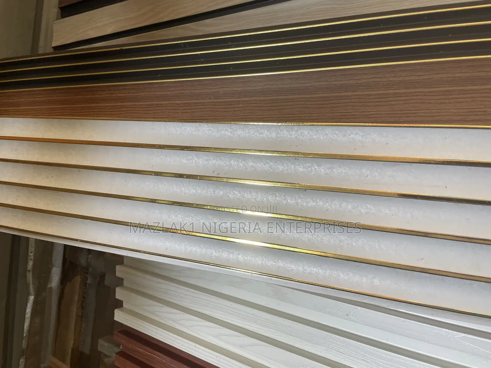 Fluted Panel Gold