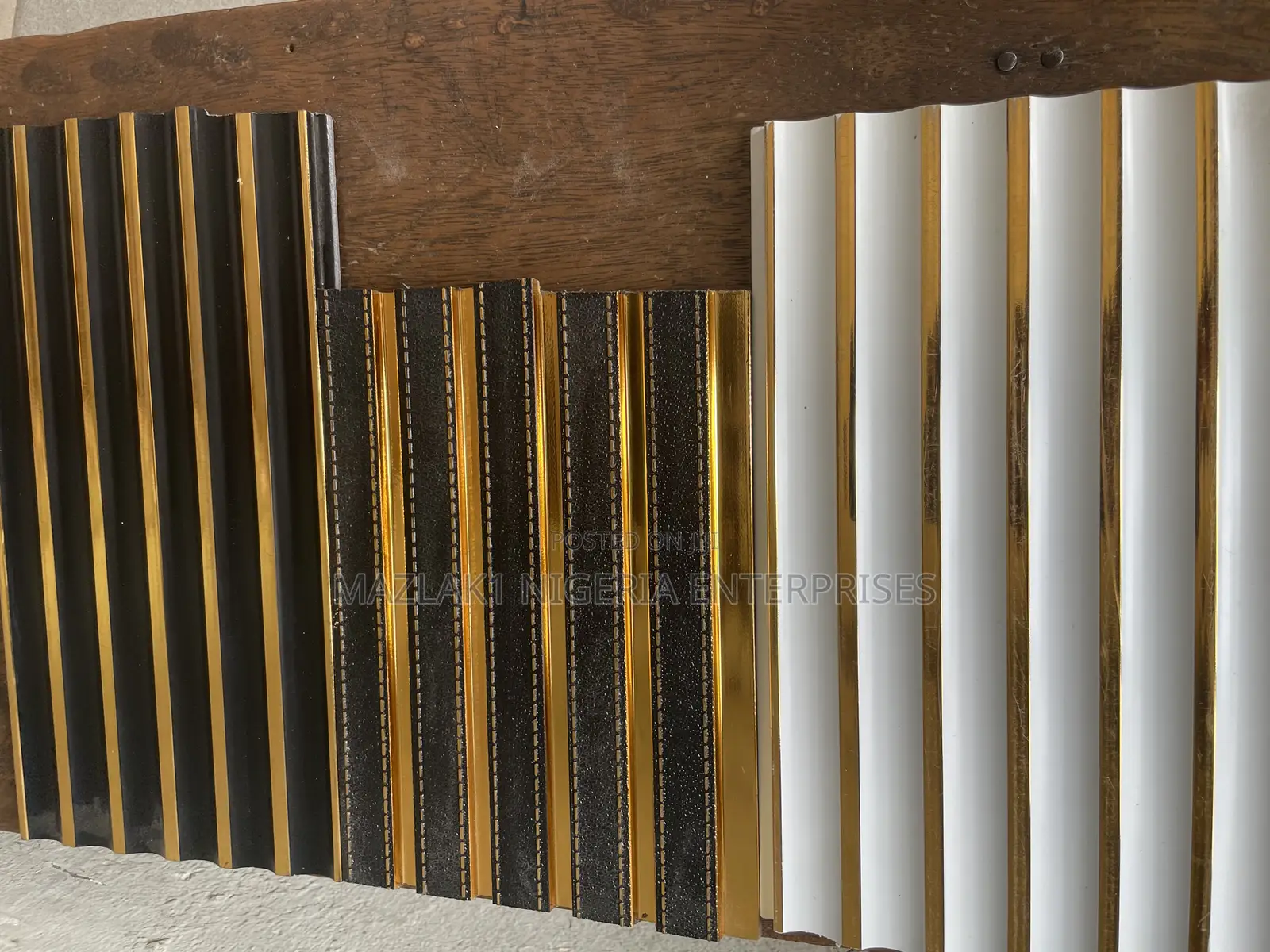Fluted Panel Gold