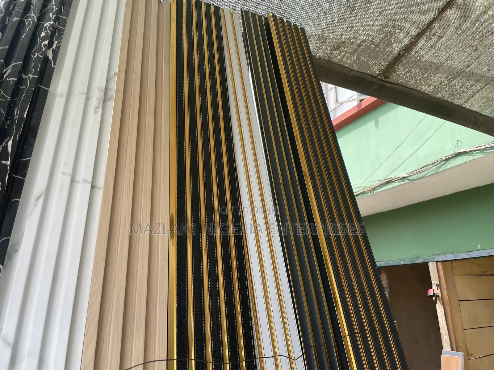 Fluted Panel Gold