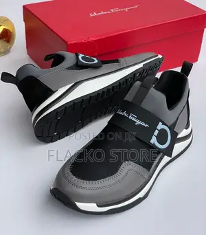 Original Salvatore Ferragamo Leather Sneakers