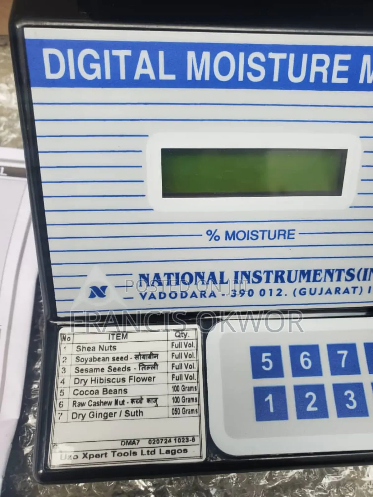 Digital Moisture Meter 7 in 1