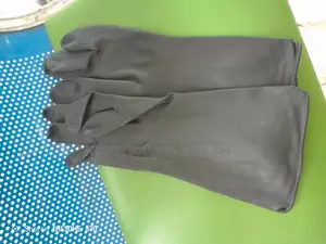 Safety Chemical-resistant PVC Rubber Hand Gloves