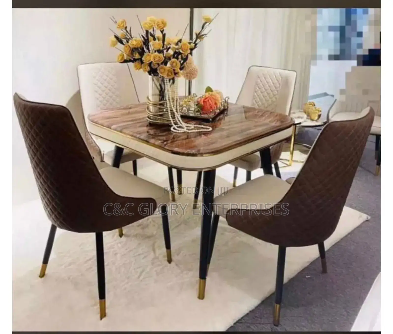 Dining Table With 4 Chairs