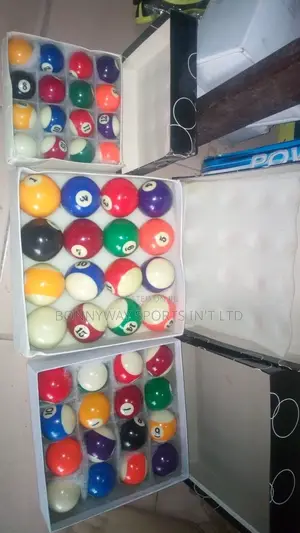 All Sizes of Snooker Balls at Bonnyway Sports Ltd