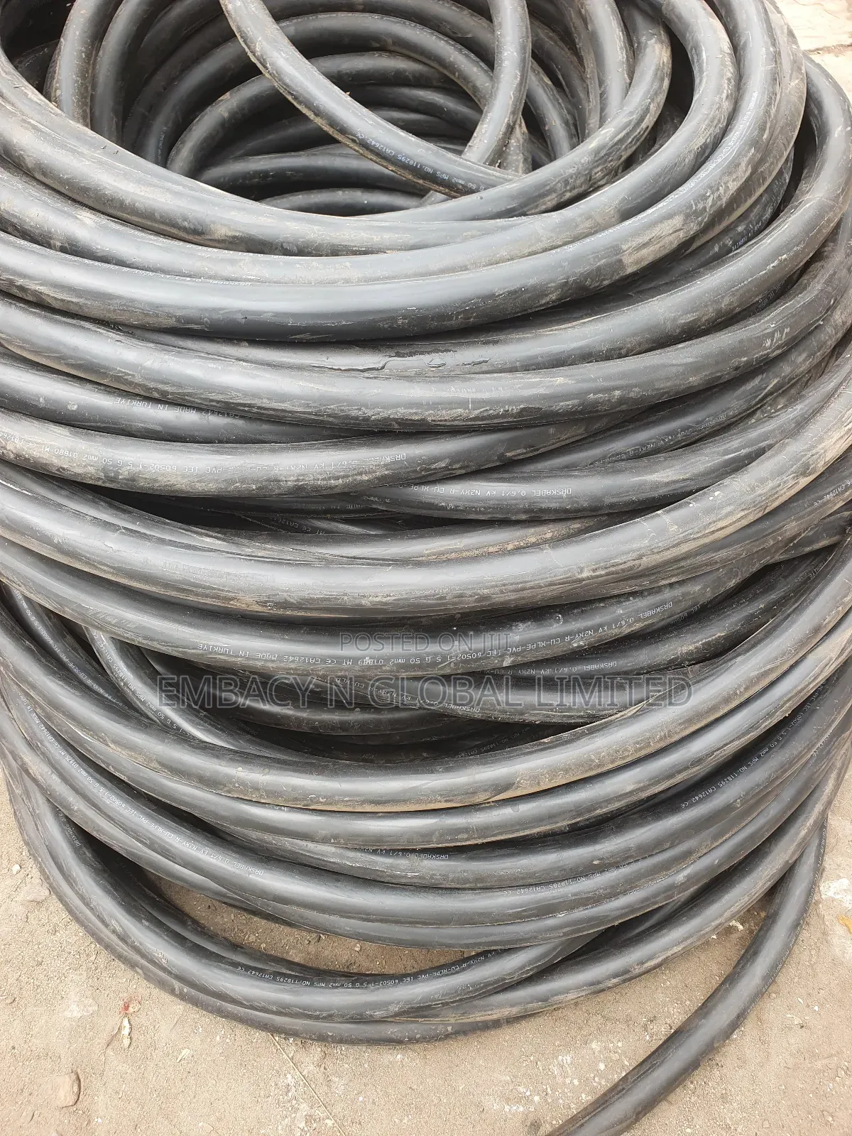 50mm 5core PVC/PVC Cable
