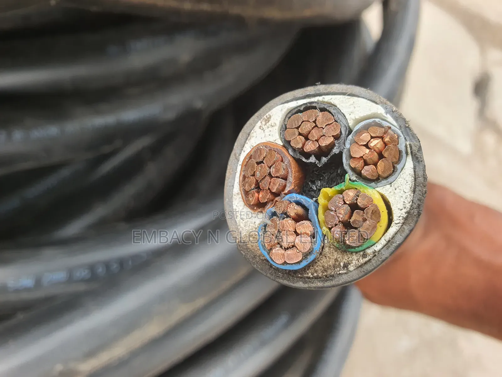 50mm 5core PVC/PVC Cable
