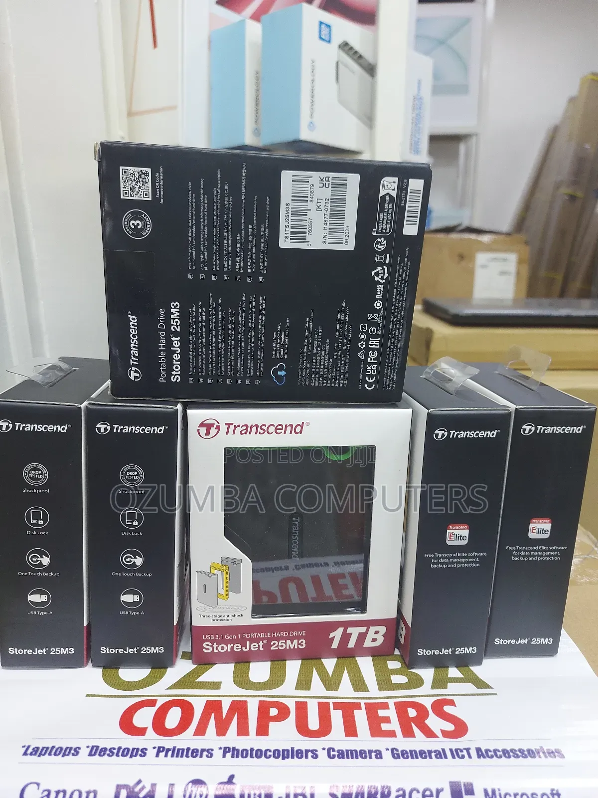 Transcend Storejet 25m3 1tb Portable Hard Drive
